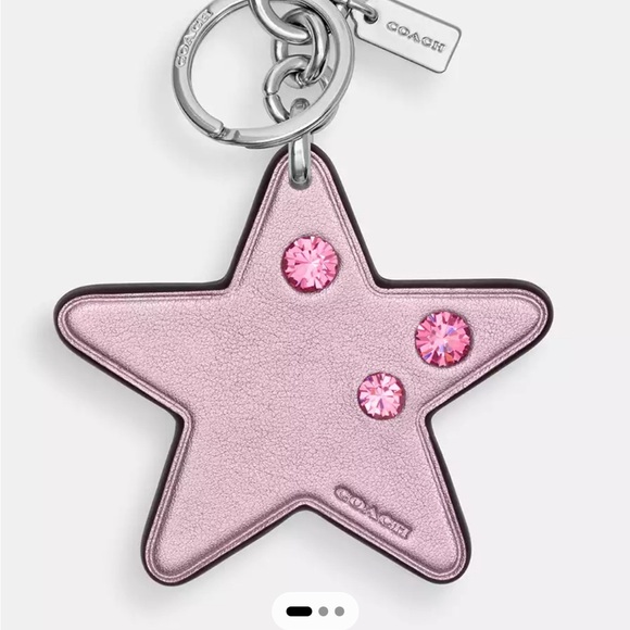 New Coach Star Bag Charm With Gems - Picture 1 of 6